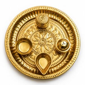 Brass Pooja Thali Set