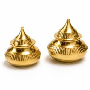 Pure Brass Sindoor Dibbi Kumkum Box