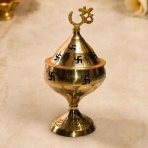 Brass Puja Aarti Diya